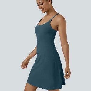 NWT HALARA Teal Sporty Dress